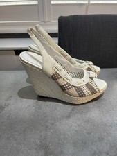 Burberry Keilabsatz Vintage Schuhe 40