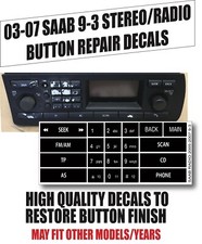 03-07 Fits Saab 9-3 93 STEREO