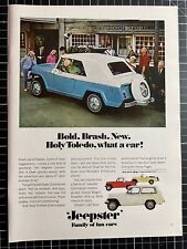 Kaiser Jeep Jeepster Cabrio Convertible Original 1967 Vintage Werbung Advert #2