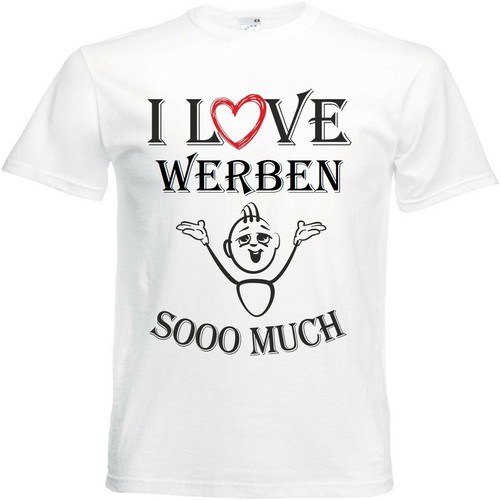 Shirt love werben für - i,