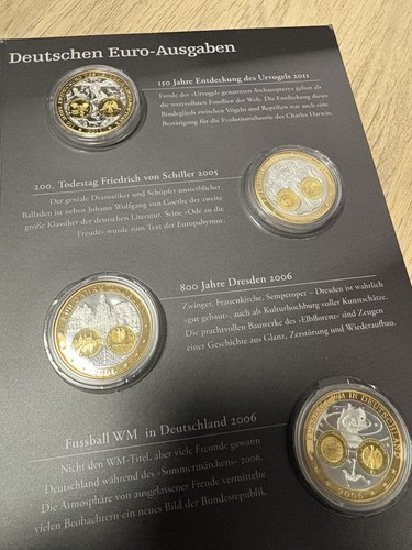 Euro brd gedenkmünzen set - 10,