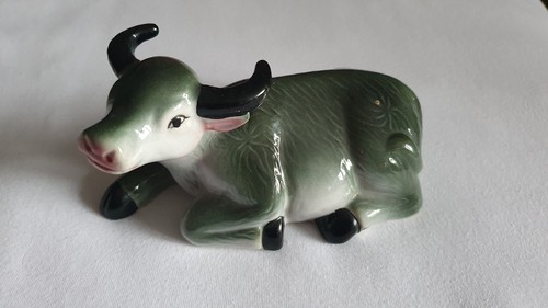 Porzellan figur kleine kuh - figur,