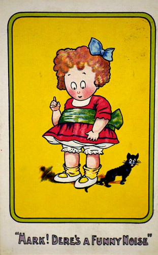 Postkarte meer comic frech - comic,