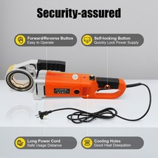 Elektrisch 1/2-2" Gewindeschneidmaschine Schneidkluppen Satz Rohrschneider 1800W