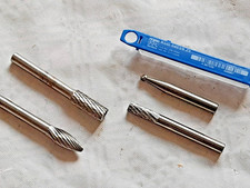 4 Frässtifte, Fingerfräser, PFERD, NEU / gebraucht, Schaft 6mm, Güte HM / VHM