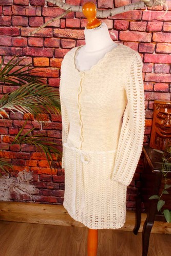 Vintage häkelkleid kleid - vintage, orig