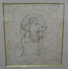 Leonor Fini,  Original-Radierung  Handsignatur und  66 /136