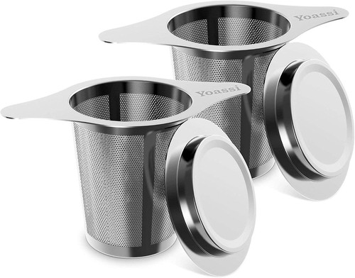 Teesieb geschenk set edelstahl - teesieb, geschenk-set
