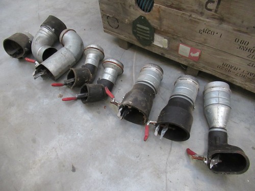 Set abgastüllen adapter - set,