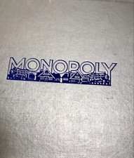 Monopoly 1961 Silber DM Version mit Holzkreuz von Schmidt Spiele Vintage 102/2