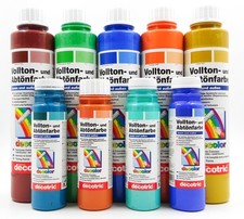 Decolor Vollton- und Abtönfarbe für Dispersionsfarbe Kunstharzputz Innen & Außen