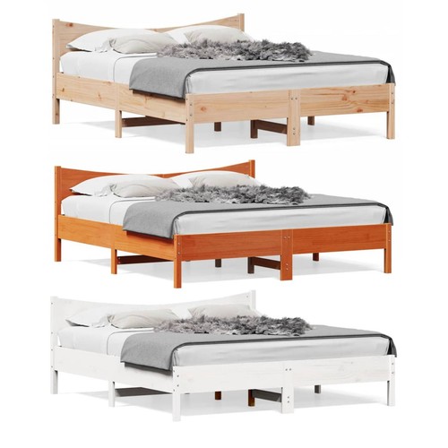 Massivholzbett kiefernholz - massivholzbett,
