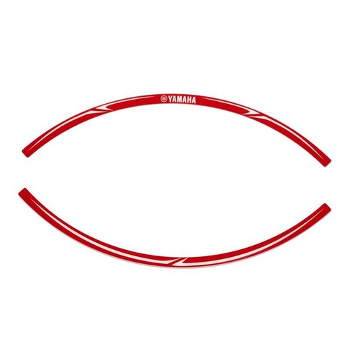 Yamaha felgenrandaufkleber rot - felgenrandaufkleber,