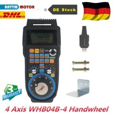 「DE」4 Achse CNC Mach3 Drahtloses Handrad Wireless MPG Pendant Handwheel WHB04B-4