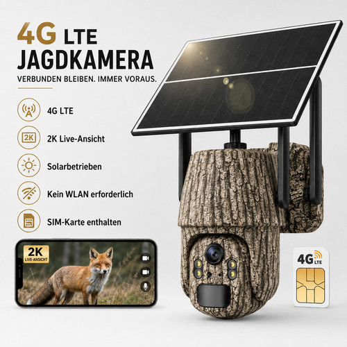 4G-Jagdkamera,2K-Hochauflösun