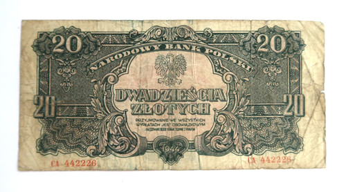 Zloty dwadziescia zlotych - dwadziescia,
