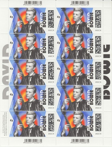 David bowie sondermarke 10er - bowie,