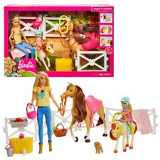 Barbie Reitspaß | Mattel FXH15 | Spiel-Set mit Puppen, Pferd und Pony