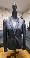 H&M Damen Blazer Jacke Schwarz Gr. 44