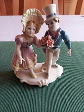Karl Ens, Brautpaar 14cm h, in Biedermeiertracht,Top Zustand,1.Wahl,um 1930-35,