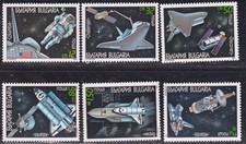 Bulgarien Michel 3911-3916 (Kosmos space Weltraum  1991) postfrisch ** MNH