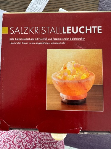 Salzkristall leuchte lampe - salzkristall-leuchte,