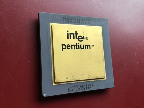 Intel pentium 60mhz socket 4 - intel, 60mhz,