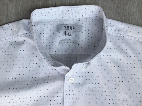 Smog slim fit herrenhemd l - slim, gr.