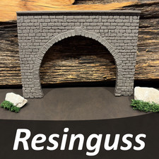 Tunnelportal  2-gleisig /