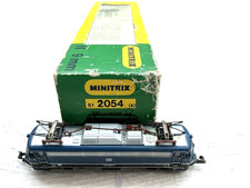 Minitrix 2054, E-Lok 110 483-5, blau, Ep. IV, OVP mit deutlichen Lagerspuren