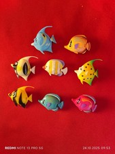 Fische für Sprudelsäule, Wassersäule, 8 Stück gemischt