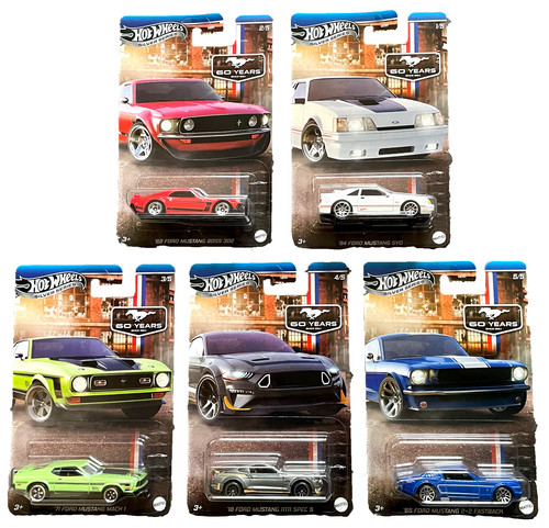 Hot wheels ford mustang set - hot, 60