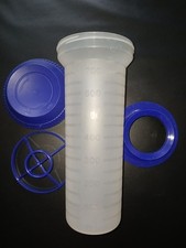 Tupperware Mix-Max 750 ml auslaufsicherer Shaker Eiweiß Schüttelbecher Meßbecher