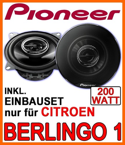Citroen berlingo pioneer - citroen, i