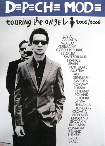 Depeche mode poster touring - mode,