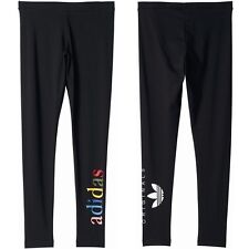 adidas Originals Trefoil Tights Leggings Fitnesshose Damen schwarz [AY6643]