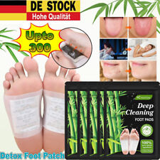 300 Stück Entgiftungspflaster Fusspflaster Detox Pflaster Bambus Foot Patch Pads