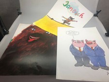 3 x JANOSCH Poster Kunstdruck