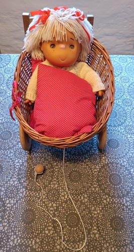 Alter puppenwagen mit - alter,