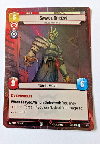 Star wars unlimited savage - star,