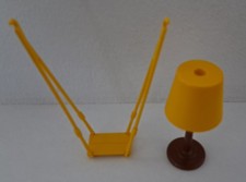 Playmobil Ersatzteile Zubehör 3771 Wochenendhaus Ferienhaus Schaukel Lampe #E993