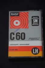 BASF LH C60 SM Cassette grau Musikkassetten - Bespielte Leerkassetten