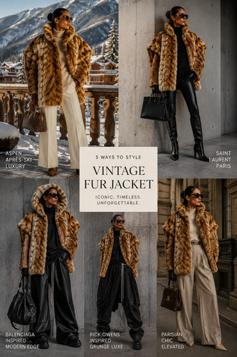 Vintage rotfuchs pelzjacke - rotfuchs,