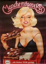 !Absolute Rarität! Original Werbeposter Langnese Marilyn 1974-1977 60x90 cm 
