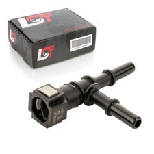 Kraftstoffleitung Schnellkupplung T-Stück Winkel mit doppelt Stecker 7,89 - 8 mm