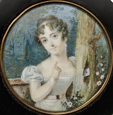 ANIQUE PORTRAIT MINIATURE