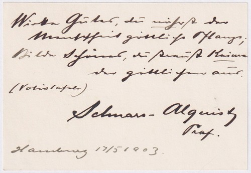 Hugo schnars alquist maler - hugo,