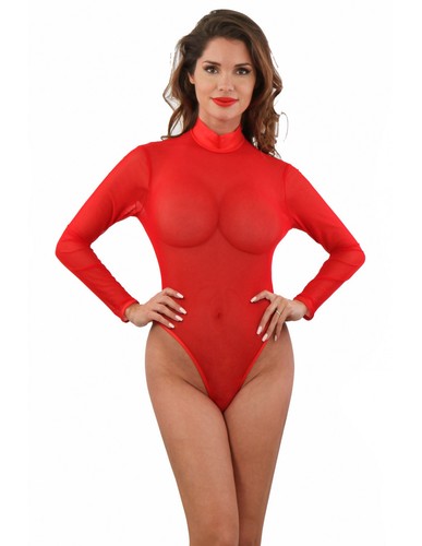 Damen body top transparent - top,