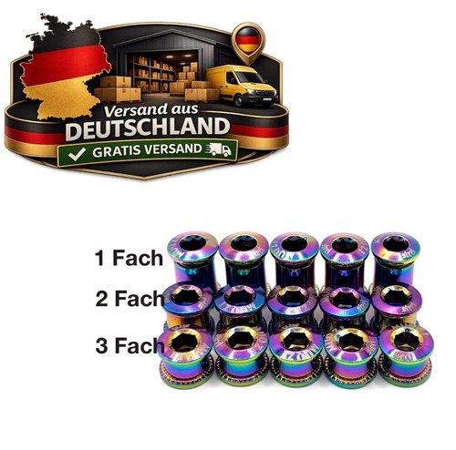 Kettenblattschrauben bunt