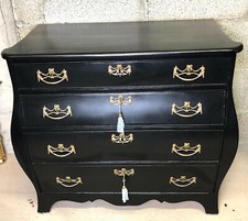 Sehr Hochwertige Antik 4 Schubladen Rokoko Kommode 75 cm Hoch